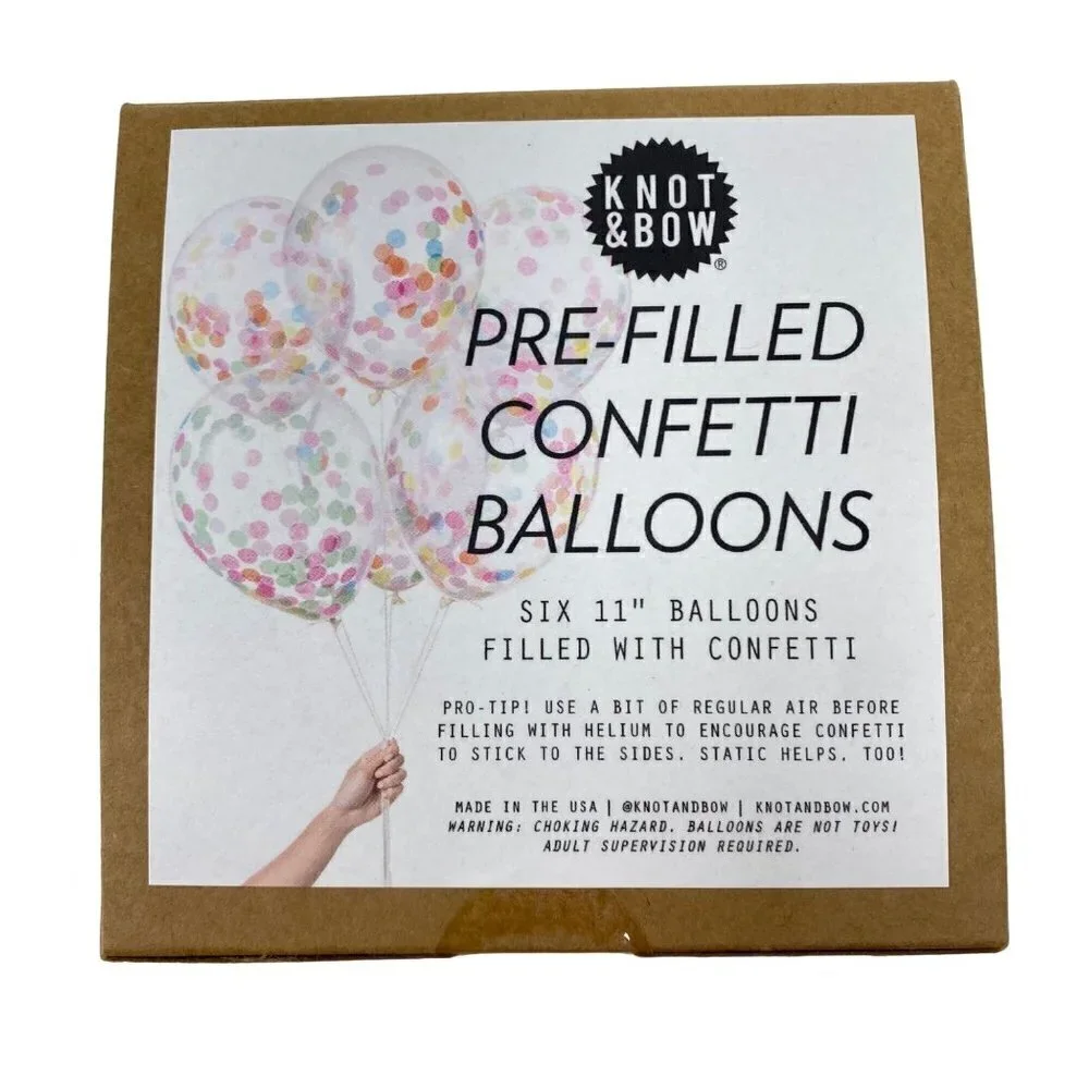 KNOT & BOW - 6 ASSORTED PRE-FILLED CONFETTI 11